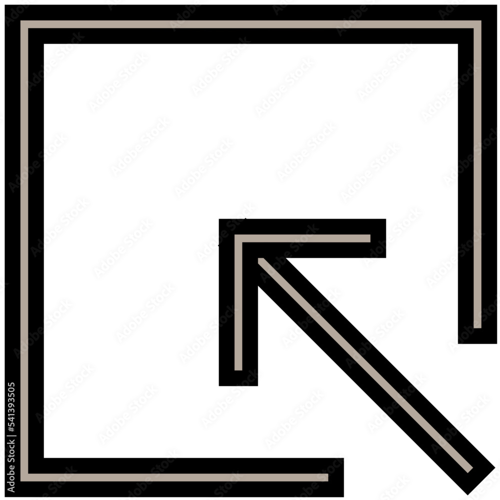 Minimize Arrow Colored Icon