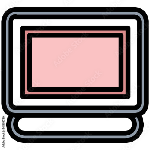 Monitor Colored Line Icon 