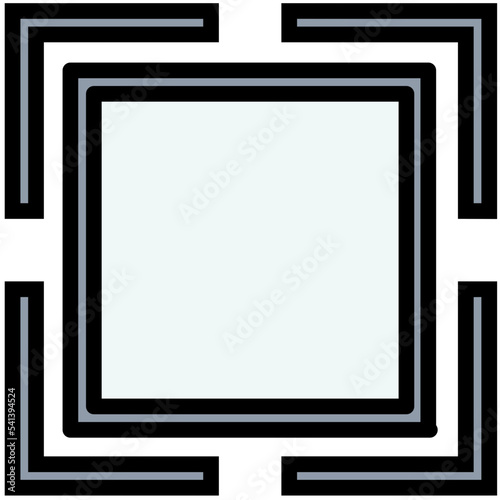 Enlarge Colored Line Icon