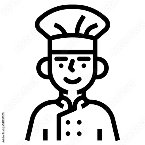 chef line icon