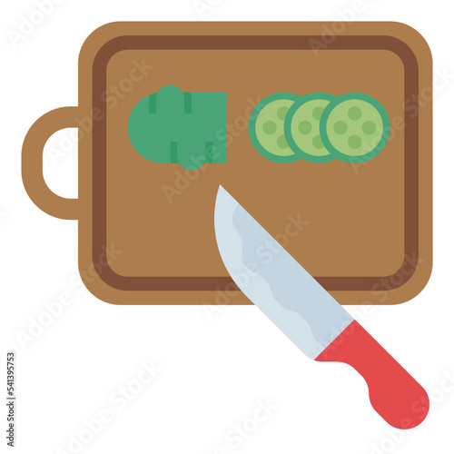 cutting flat icon