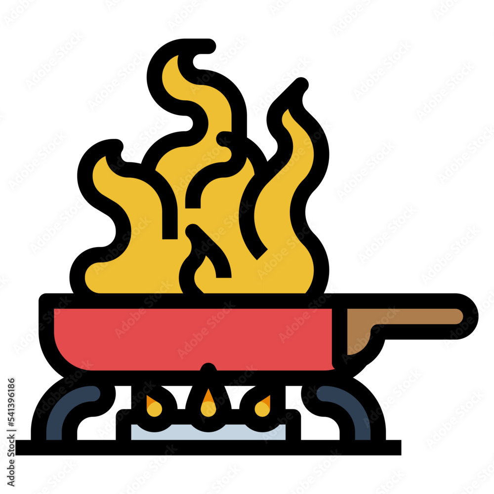 flambe filled color line