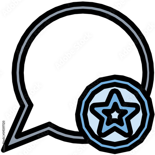 Favorite Chat Vector Icon