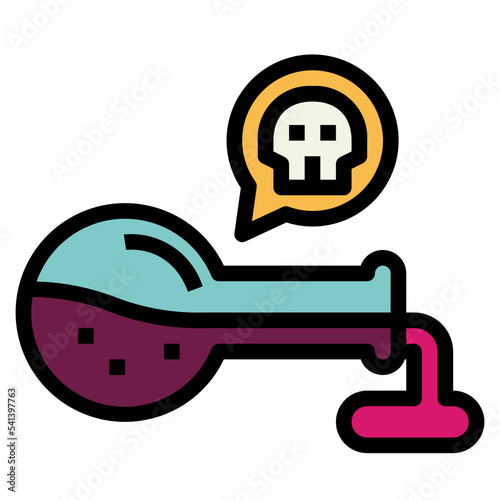 potion filled outline icon style