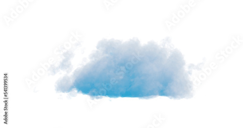 Realistic fluffy dense clouds on atransparent png Background. Element for your creativity