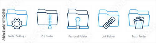 folder settings, zip folder