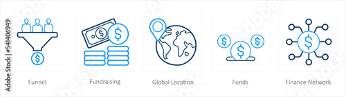 funnel, fundraising, global location