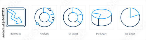 bankrupt, analysis, pie chart