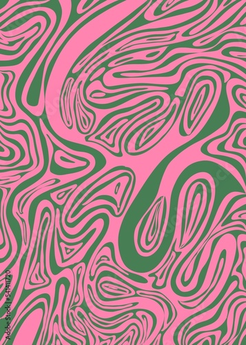 Trippy Swirl Abstract Background