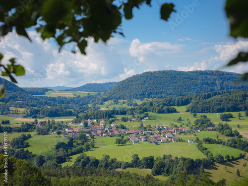 beautiful nature of Switzerland and France