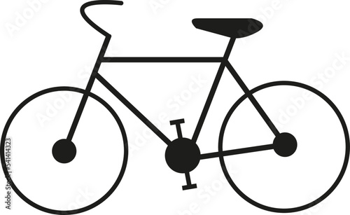 Silhouette de vélo
