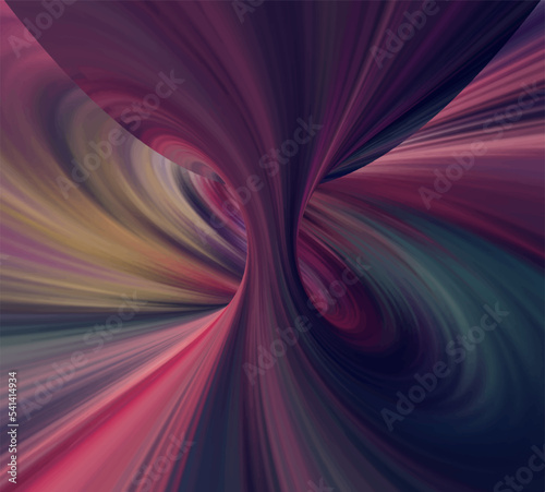 Colorful background, torus map effect combination illustration
