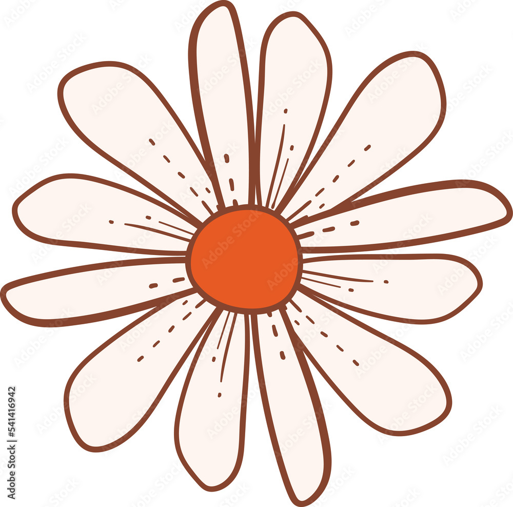 Groovy Flower Element