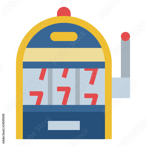 slotmachine flat icon