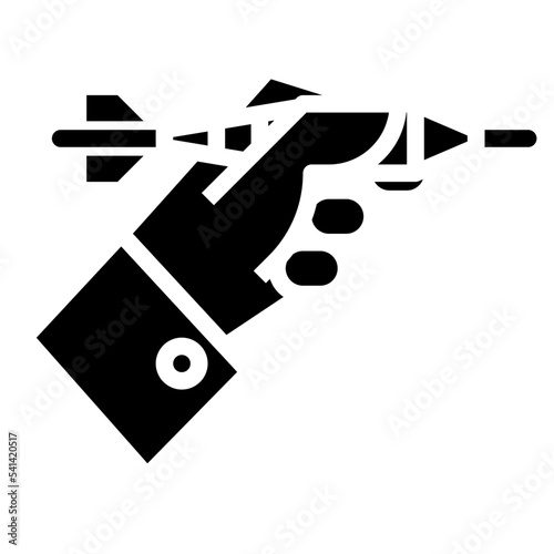 darts glyph icon