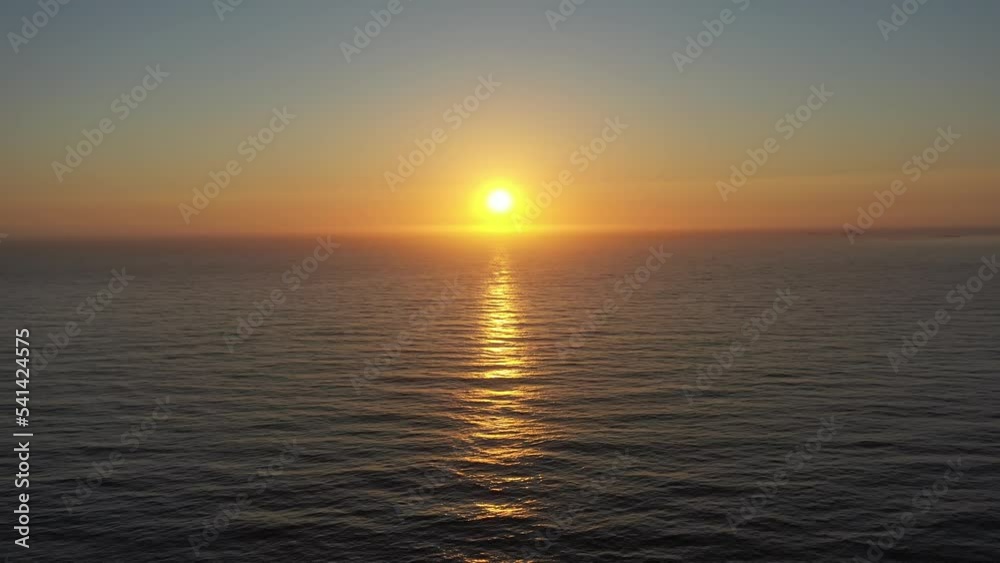 Drone shot of sunset over the ocean fading back towards the beach.
30 seconds Drone shot of sunset over the ocean fading back towards the beach.
30 seconds
