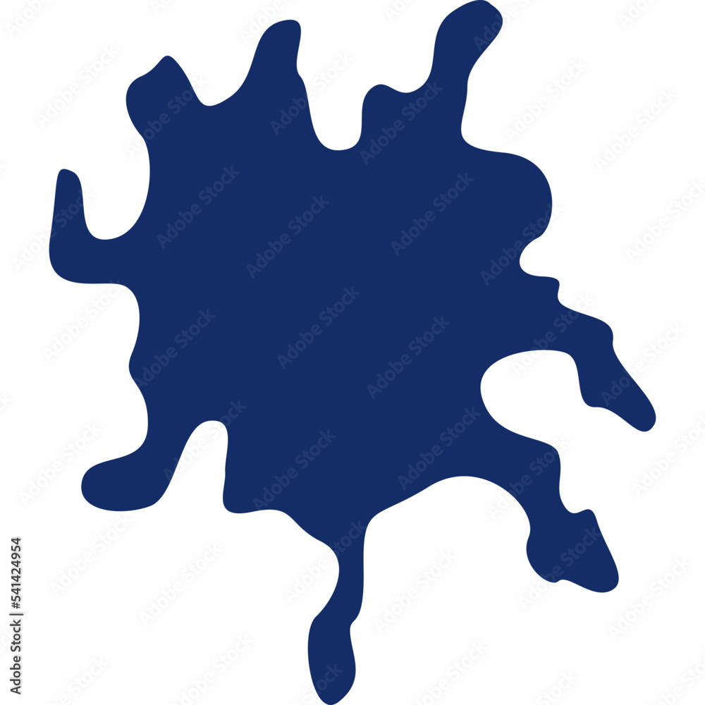 Abstract Blue Ink Splash (6) Abstract Blue Ink Splash (6)