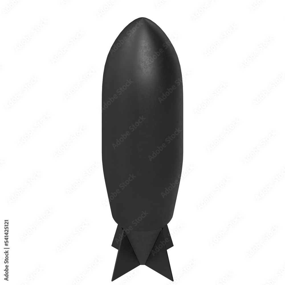 3d rendering illustration of a kinetic projectile 3d rendering illustration of a kinetic projectile