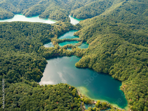 Several waterfalls of one of the most astonishing Plitvice Lakes, Croatia. A truly virgin and wonderful piece of nature.