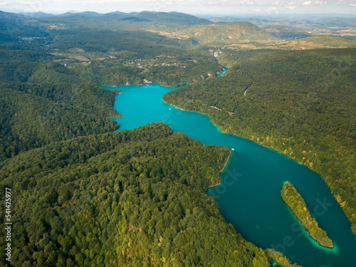 Several waterfalls of one of the most astonishing Plitvice Lakes, Croatia. A truly virgin and wonderful piece of nature.