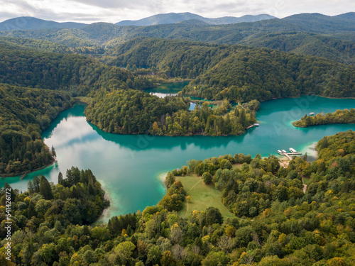Several waterfalls of one of the most astonishing Plitvice Lakes, Croatia. A truly virgin and wonderful piece of nature.