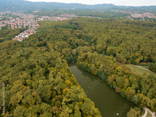 Zagreb, aerial view, drone