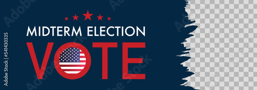 US Midterm Election Vote Banner  photo