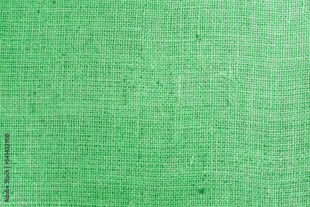 Green canvas texture with real linen threads on canvas Green canvas texture with real linen threads on canvas