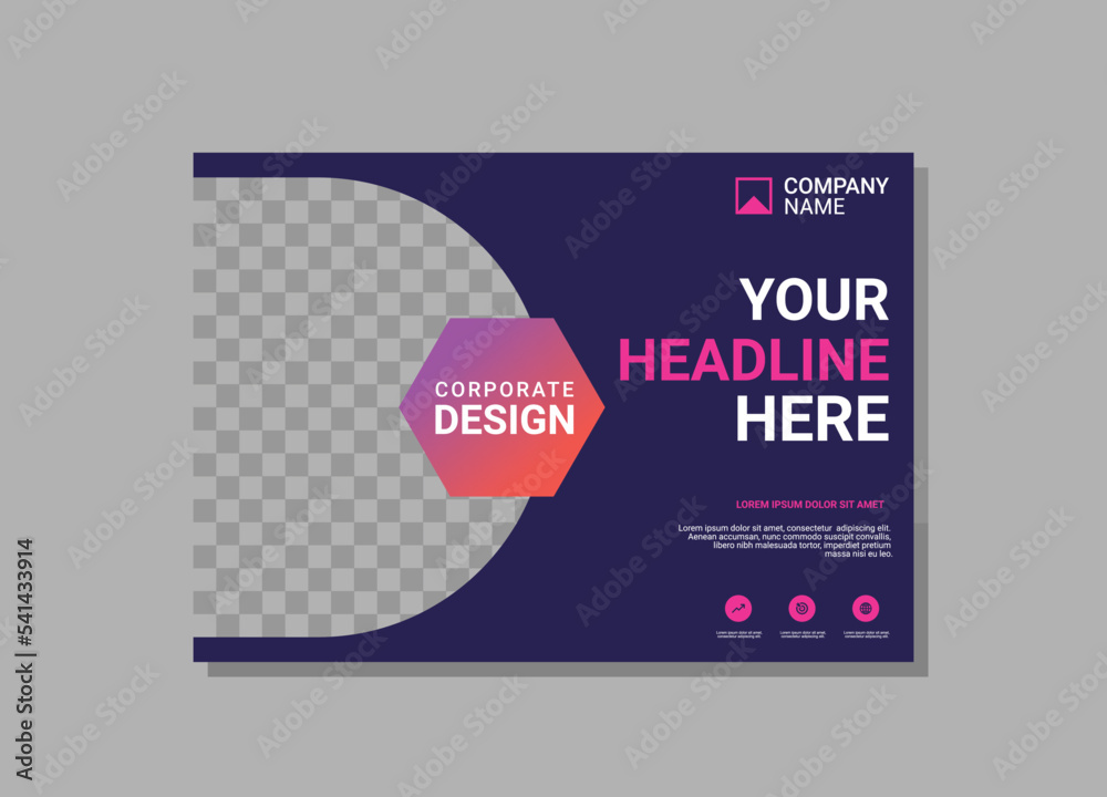 Modern Company horizontal Cover Business
