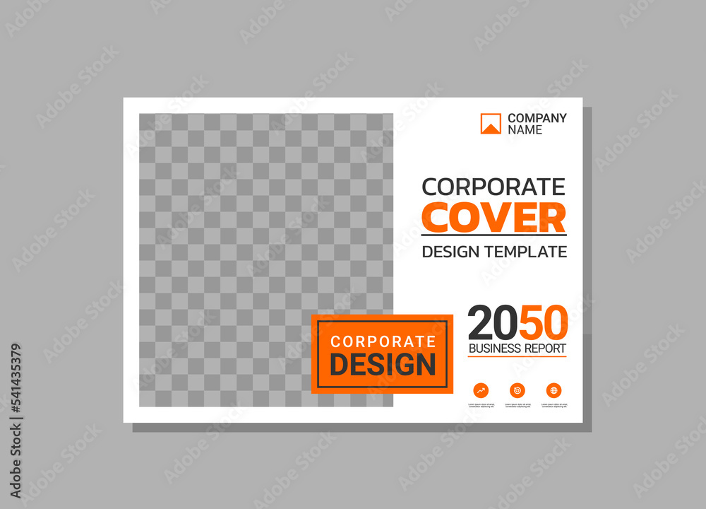 Modern business annual report horizontal Modern business annual report horizontal
