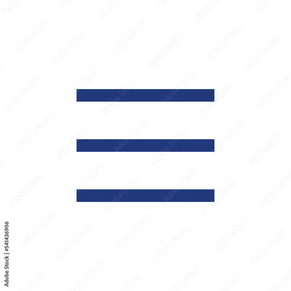 Hamburger like menu pixelated RGB color ui icon. Three lines. More options. Simplistic filled 8bit graphic element. Retro style design for arcade, video game art. Editable vector isolated image Hamburger like menu pixelated RGB color ui icon. Three lines. More options. Simplistic filled 8bit graphic element. Retro style design for arcade, video game art. Editable vector isolated image