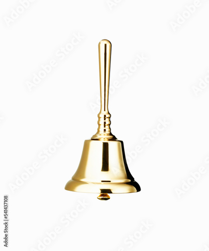 Gold hand bell photo