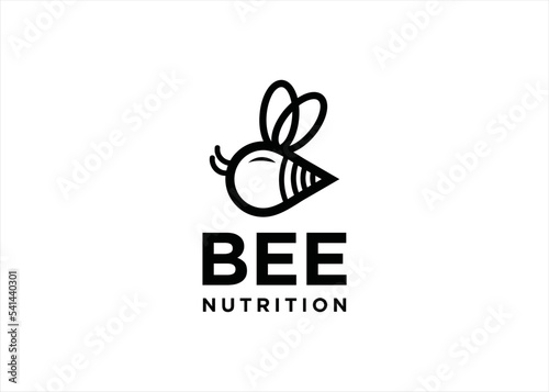 hive honey bee logo