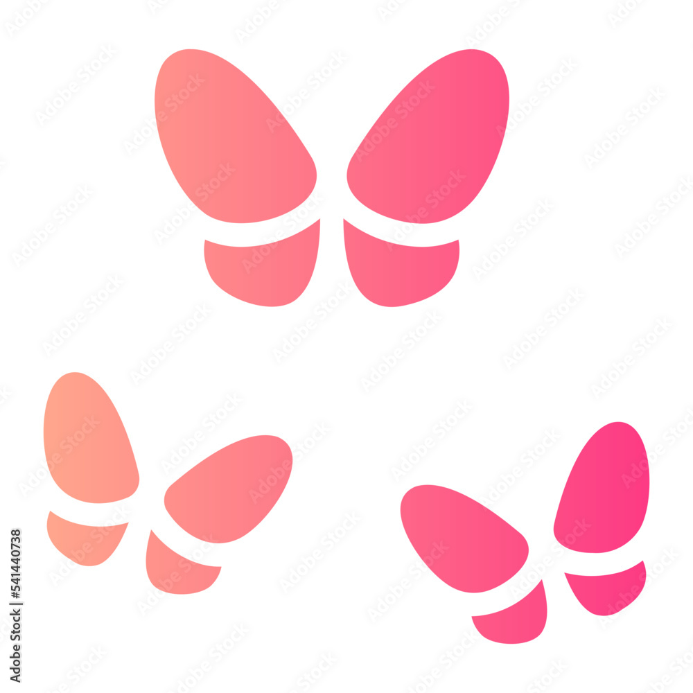 butterfiles gradient icon