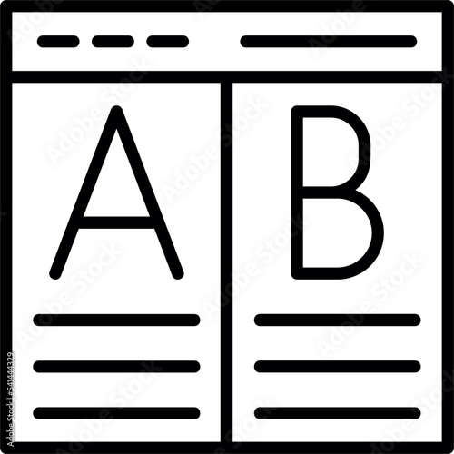 Ab Testing Icon