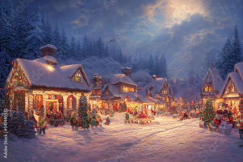 christmas winter village © Gbor