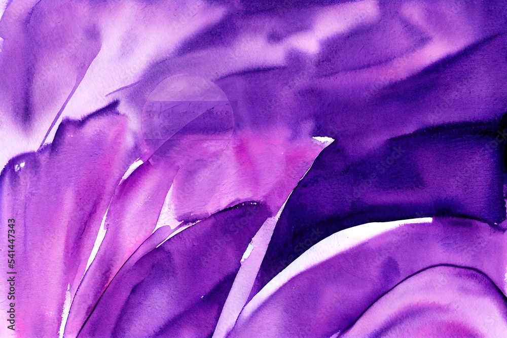 Purple background watercolor. Purple splash watercolor. Water color