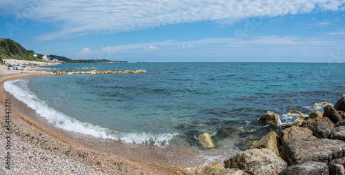 The beautiful beach of Calata Turchina with crystal clear and blue sea