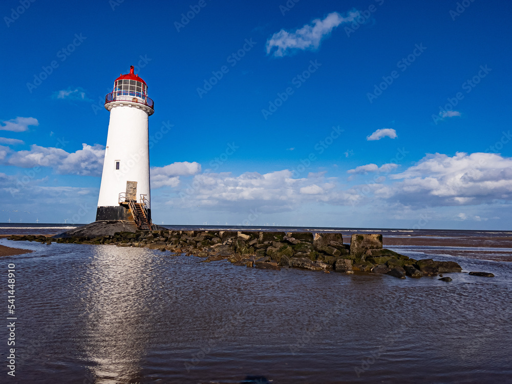 Point of Ayr lighthouse and pier 