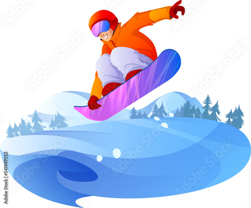 Snowboarding guy