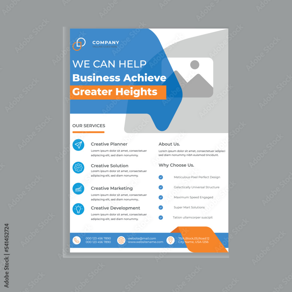 corporate flyer design template, business flyer design template, flyer design