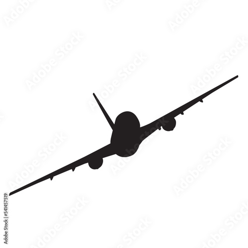 旅客機　シルエット