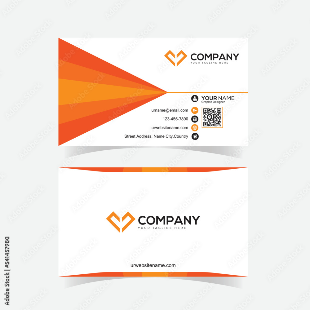 Modern Corporate Business Card Design Template For Your Company Modern Corporate Business Card Design Template For Your Company