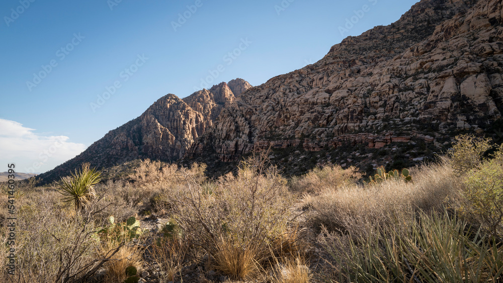Southwestern high desert arid landscape in autumn Southwestern high desert arid landscape in autumn