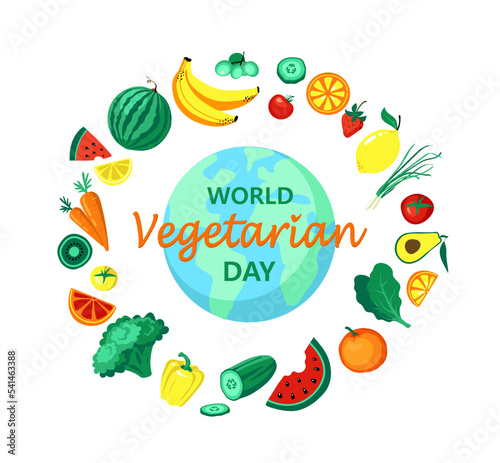 Fototapeta Naklejka Na Ścianę i Meble -  World vegetarian day