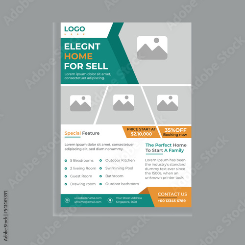 real estate flyer design templates, real estate flyer, flyer design