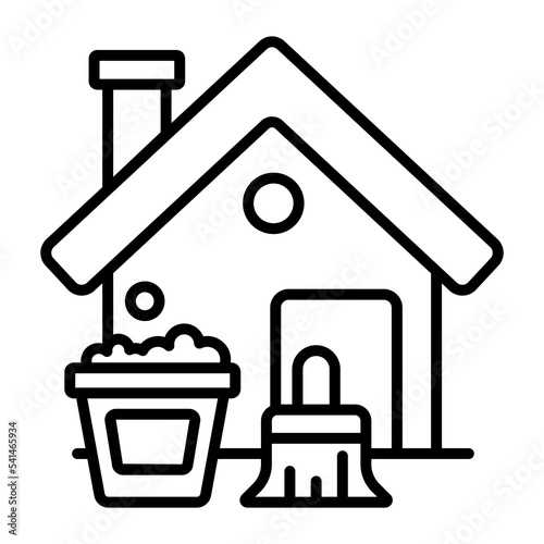 home cleaning Modern concepts design, Premium quality vector illustration concept. Vector symbol.