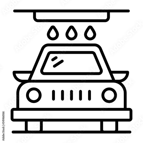 car washing Modern concepts design, Premium quality vector illustration concept. Vector symbol.