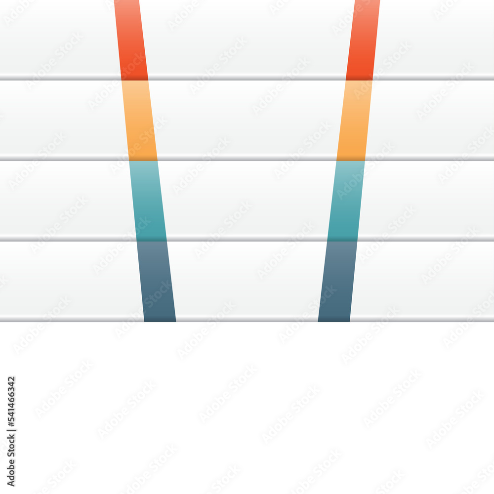 Infographic templates, horizontal lines and colored stripes 4 positions ...