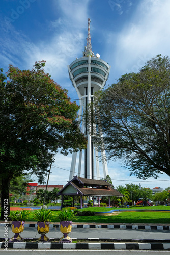 Картината върху платно Alor Setar, Malaysia - October 2022: Views of the Alor Setar Tower, also known as Kedah Tower on October 17, 2022 in Alor Setar, Malaysia